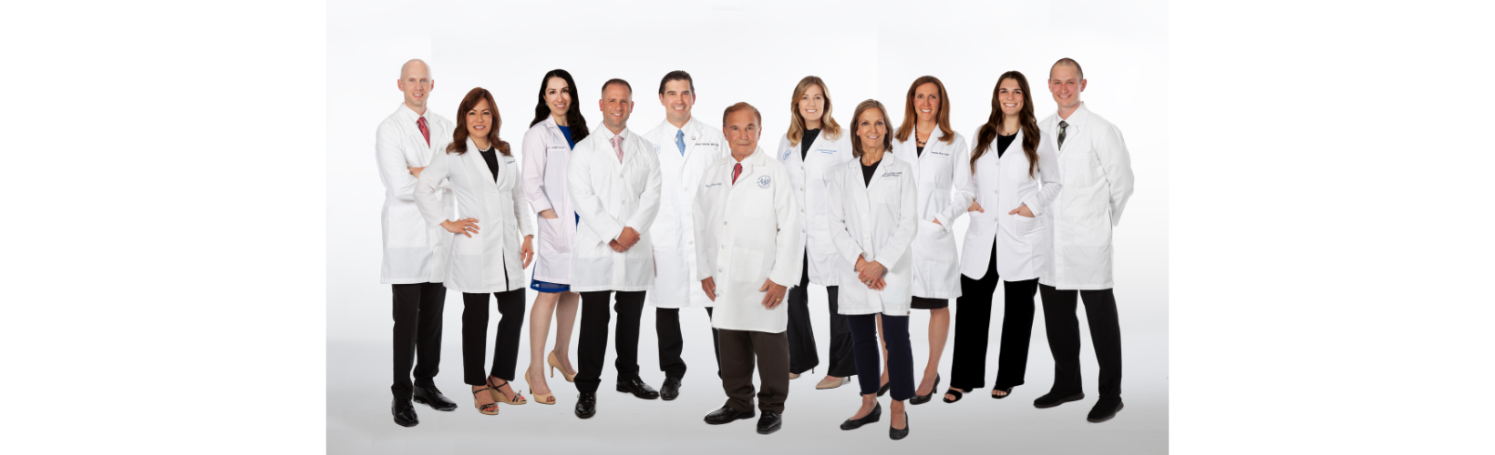 New Team Photo - Website Banner Updated Aug 2022 - 1640x500 Vujevich Dermatology Associates team